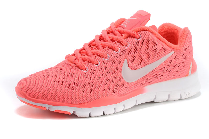 Femmes TR FIT 3 RESPIRER Free 5.0 chaussures de course rose blanc (3)